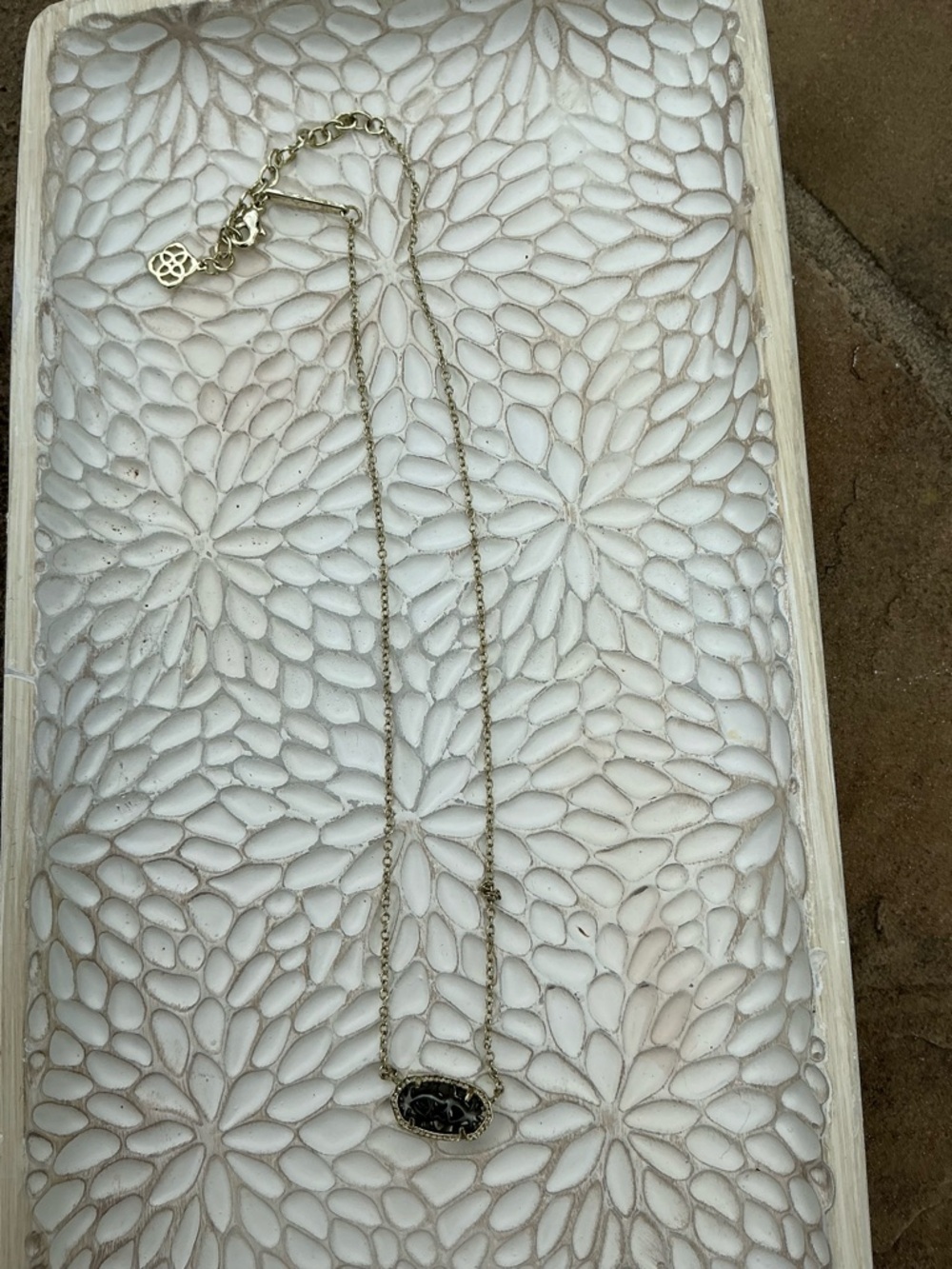 Kendra Scott Necklace Gold & Black